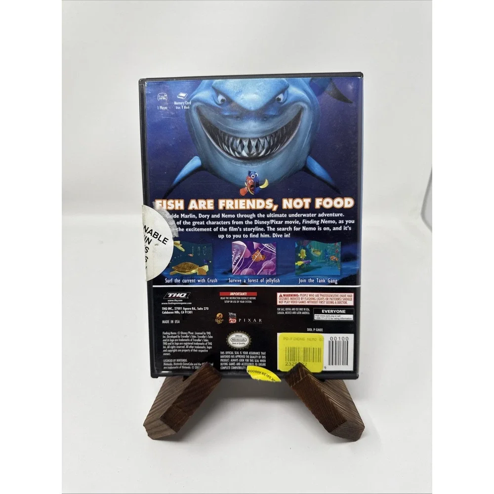 Disney Pixar Finding Nemo (Nintendo GameCube, 2004) Complete CIB Game Tested